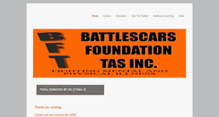 Desktop Screenshot of battlescarsfoundationtas.com